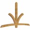 Ekena Millwork Davenport Rough Sawn Timber Gable Bracket, Western Red Cedar, 96"W x 56"H x 4"D x 4"F, 14/12 Pitch GBW096X56X0404DAV00RWR - alternate 5